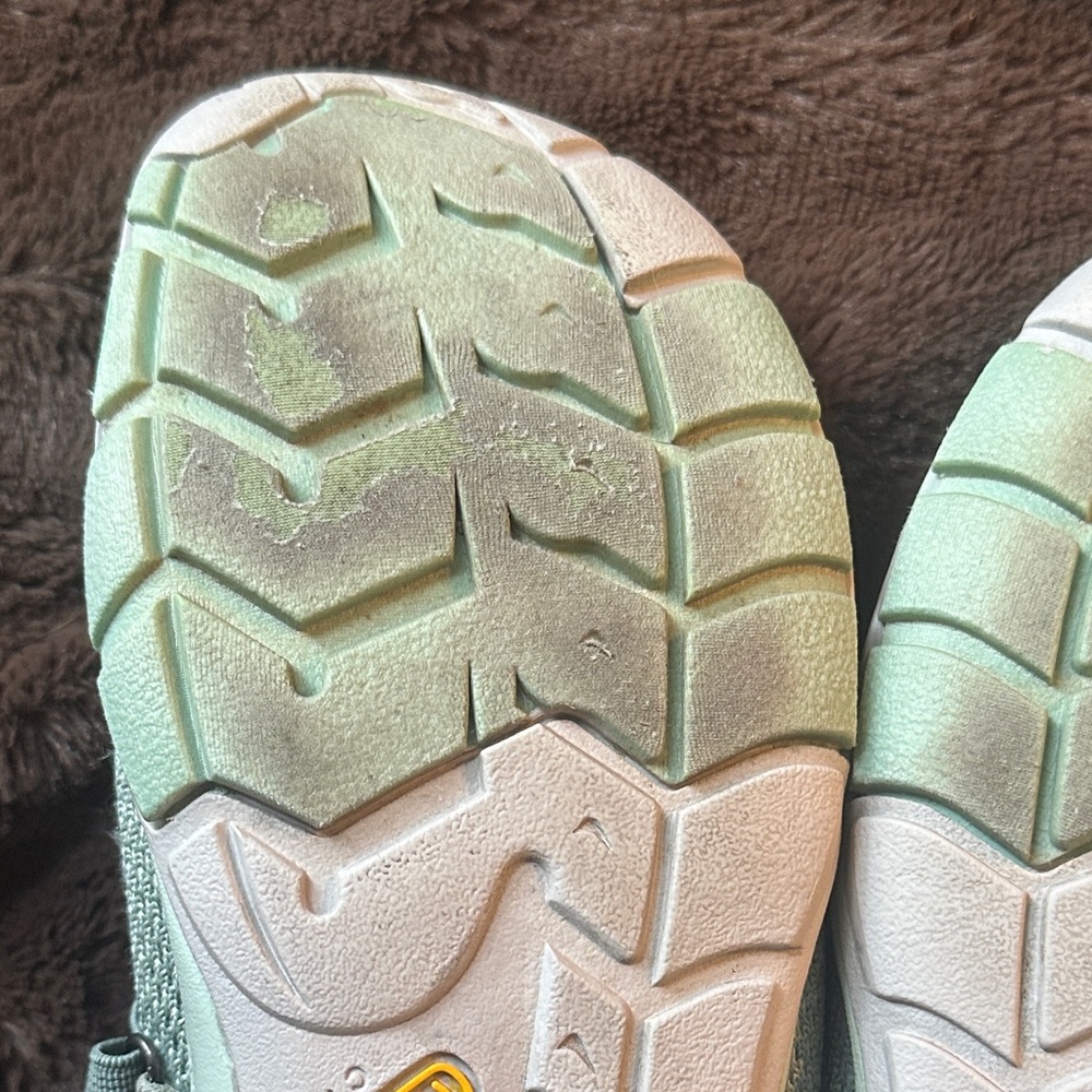 Keen Hush Knit Light Green Casual Mary Jane Shoes - Picture 12 of 14